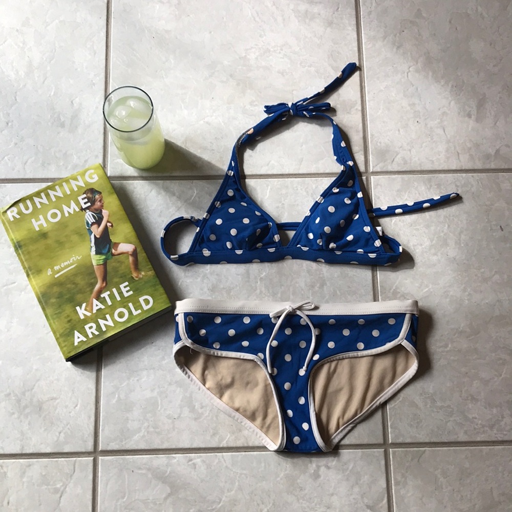 Blue Polka Dot Bikini